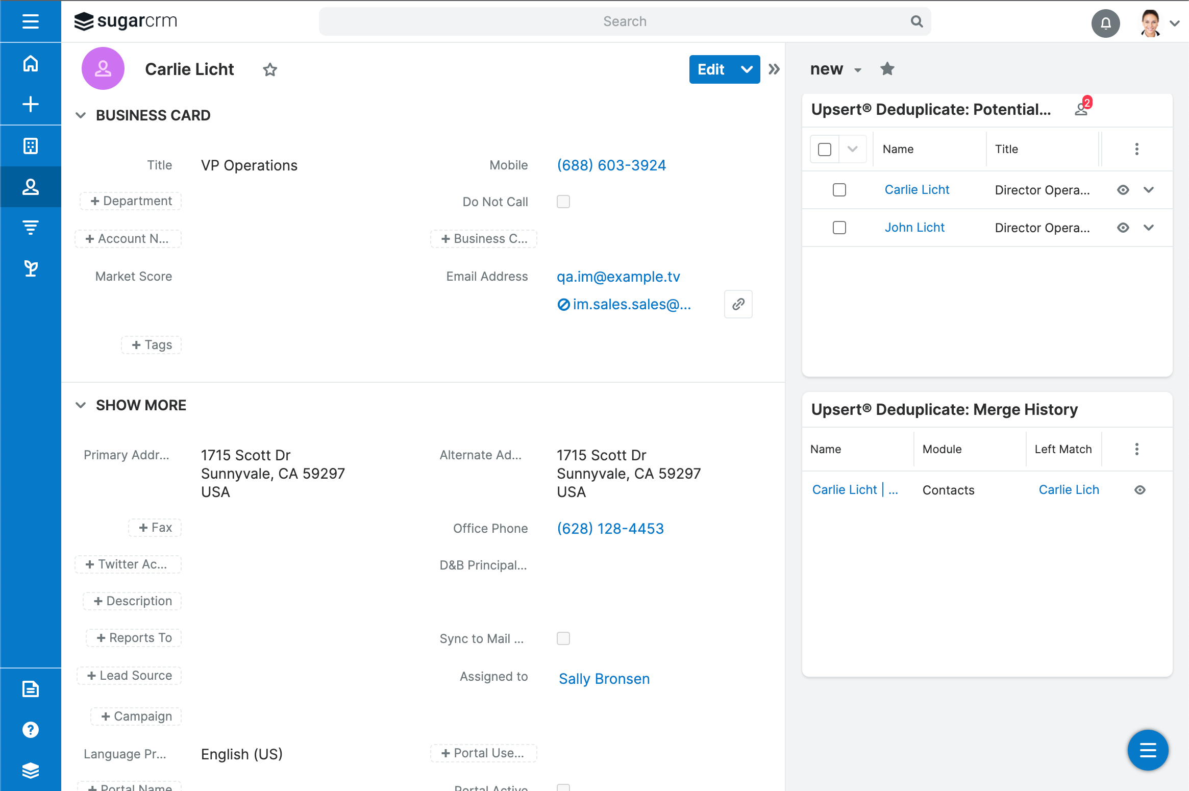 Screenshot or logo for Upsert® Deduplicate