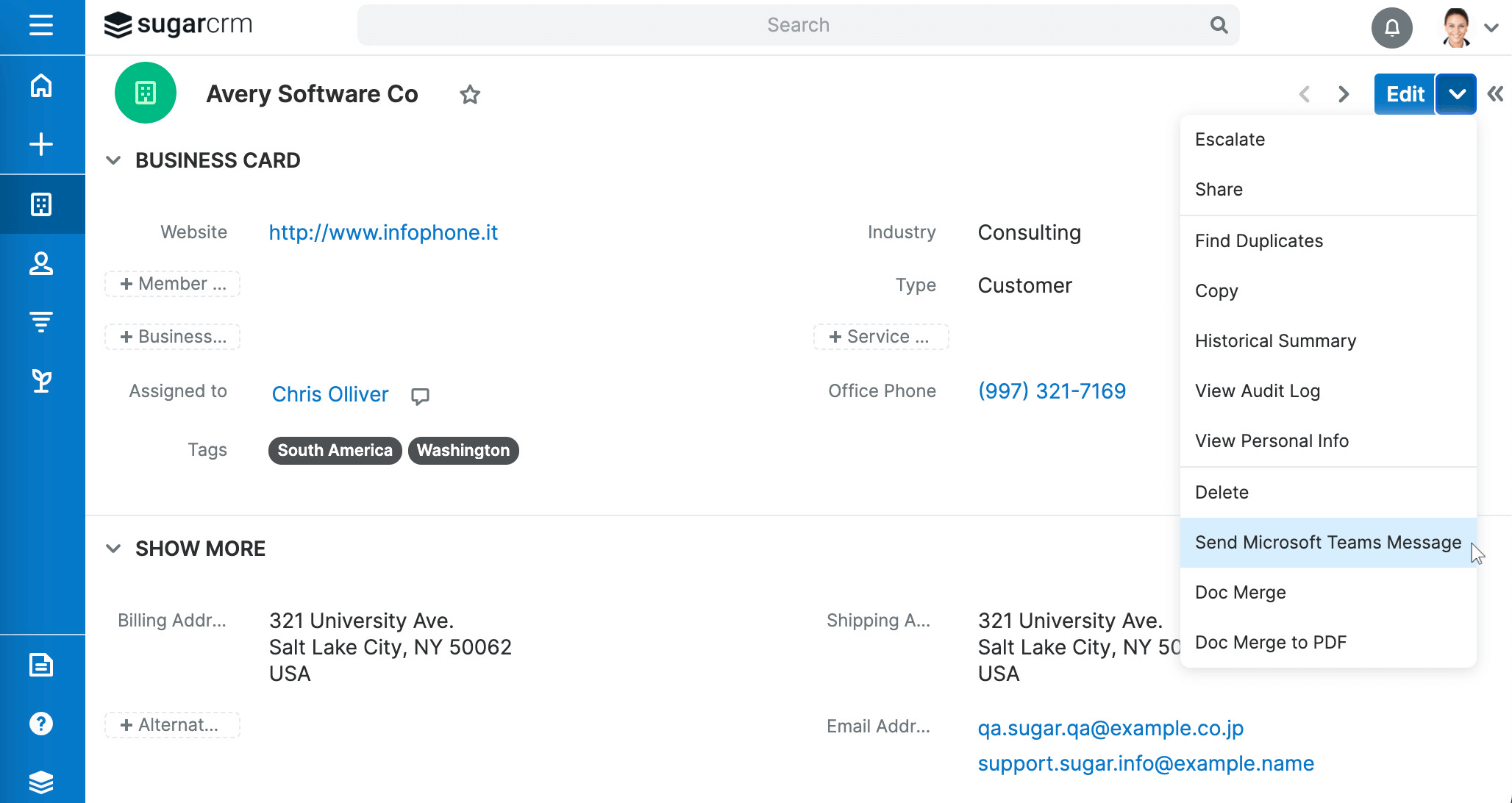 Screenshot or logo for Upsert® Engage for Microsoft Teams