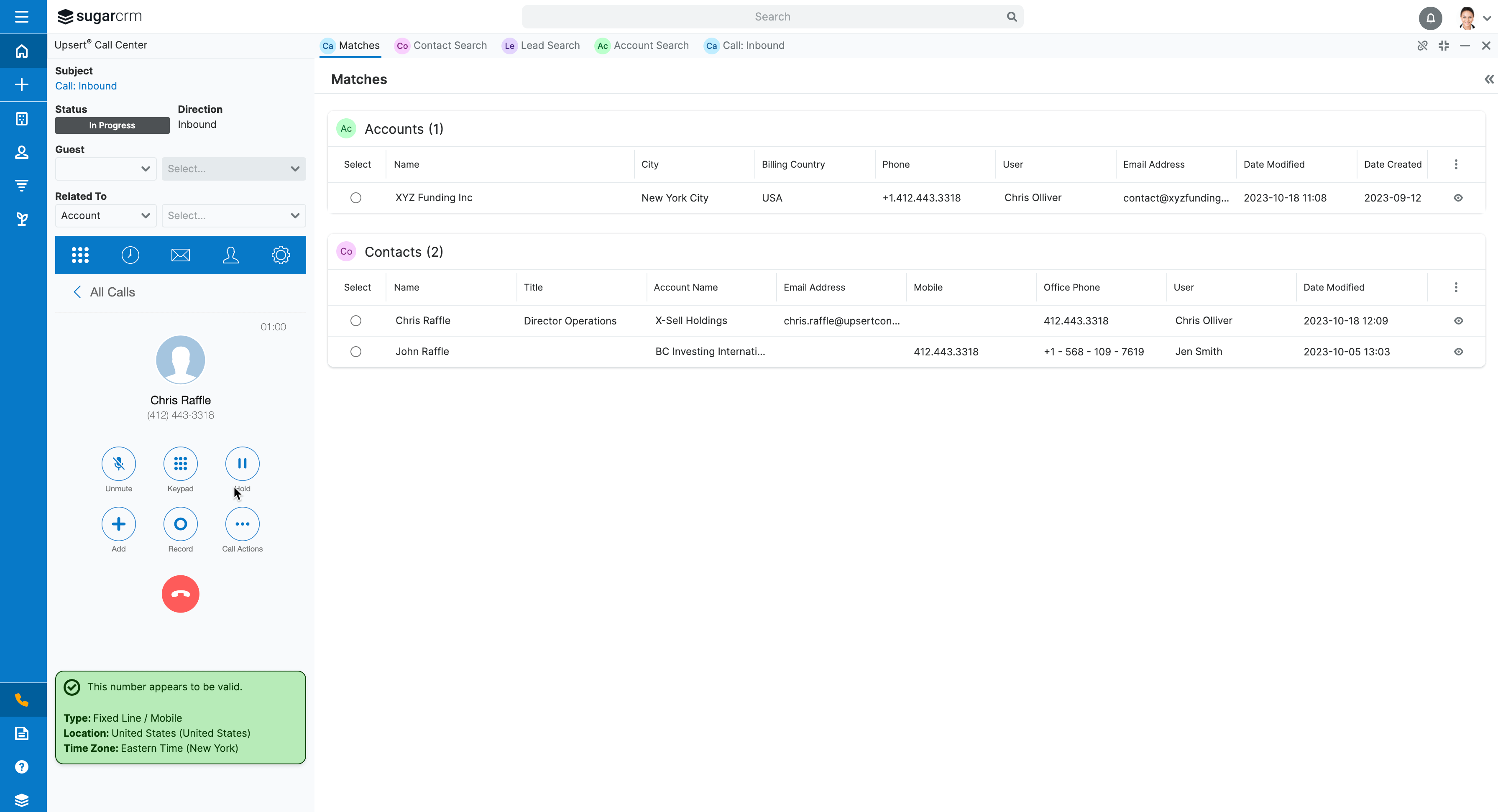 Screenshot or logo for Upsert® Engage for RingCentral