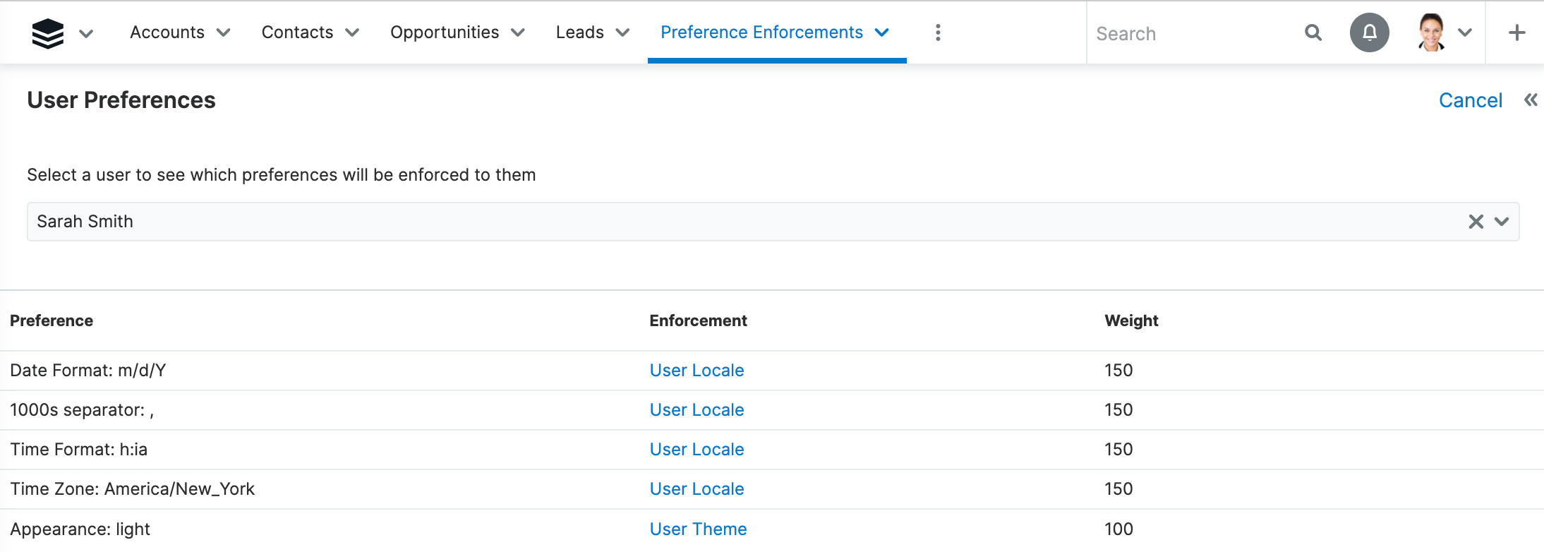 Screenshot or logo for Upsert® Preference Enforcer