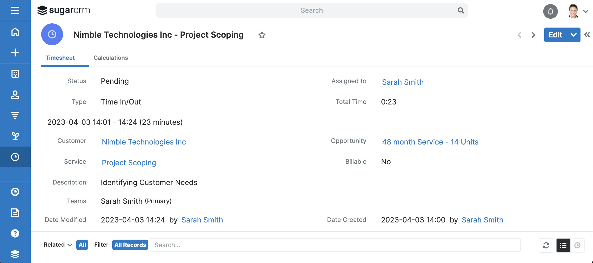 Screenshot or logo for Upsert® Timesheets